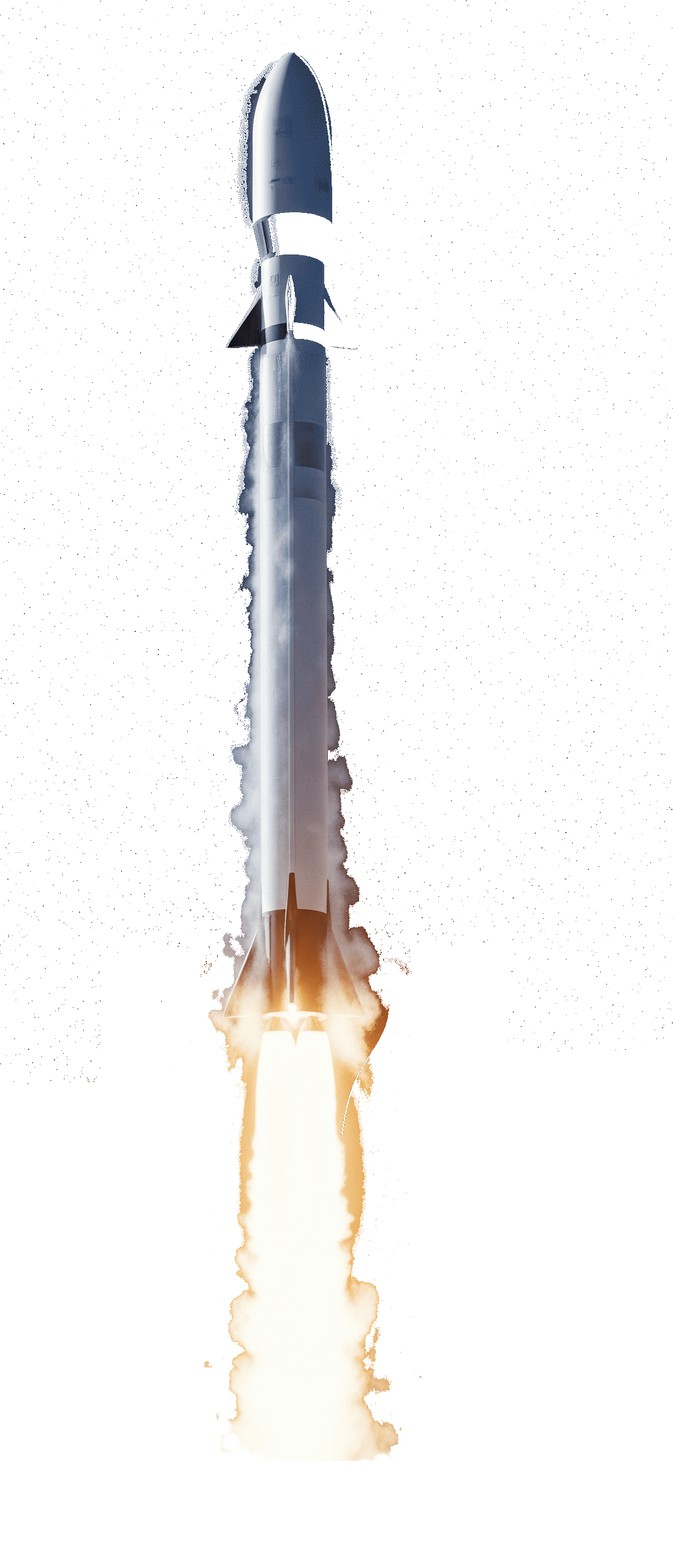 Rocket launching to space