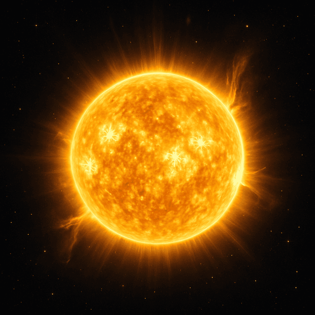 Distant sun